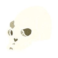 cartoon spooky skull N202