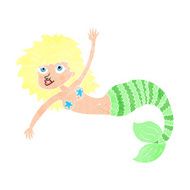cartoon pretty mermaid N41