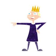 cartoon pointing prince N11