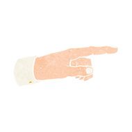 cartoon pointing hand N64