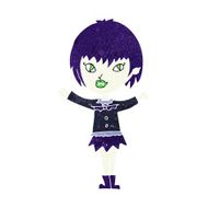 Cartoon Vampire Girl N277