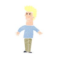 cartoon stressed man N88
