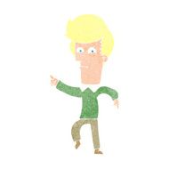 Cartoon Man Pointing N239