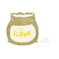 cartoon bag of flour N38