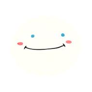 cartoon happy cloud N15