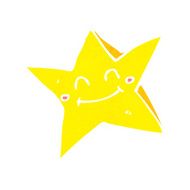 cartoon happy star character N19