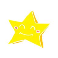 cartoon happy star character N20