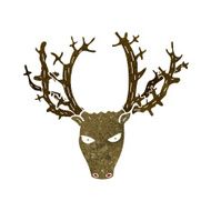 cartoon stag head N7