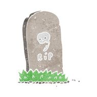 cartoon spooky grave N65