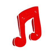 cartoon musical note N35