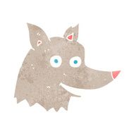 Cartoon Wolf Head N31