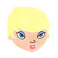 cartoon unimpressed woman N10