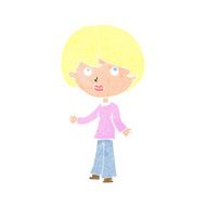 cartoon woman thinking N50