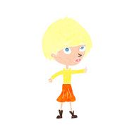 cartoon woman giving thumbs up symbol N72