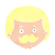 Cartoon Man With Mustache N120