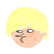 cartoon suspicious man N43