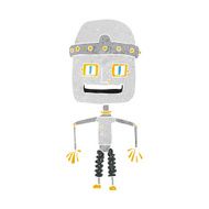 Funny Cartoon Robot N60