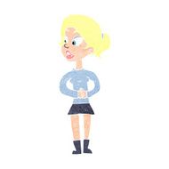cartoon girl talking N16