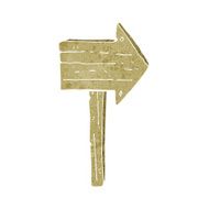 Cartoon Sign Post N75