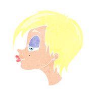 cartoon pretty woman N324