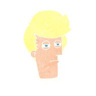 cartoon man with narrowed eyes N7