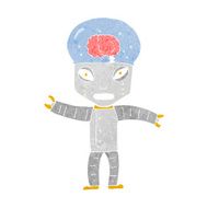 Funny Cartoon Robot N61