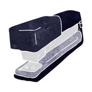 cartoon office stapler N10