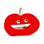 cartoon happy apple N19