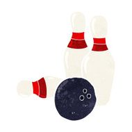 ten pin bowling cartoon N12
