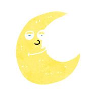 happy cartoon moon N11