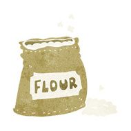 cartoon bag of flour N40