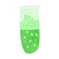 cartoon test tube N15
