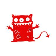 cartoon little monster N83