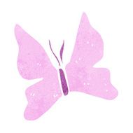 cartoon butterfly symbol N25