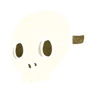 cartoon skull mask N24