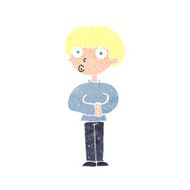 cartoon curious man N83