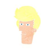 cartoon man narrowing eyes N38