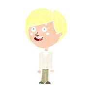 cartoon happy surprised boy N9