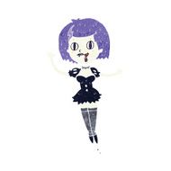 cartoon happy vampire girl N44
