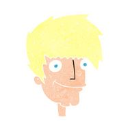 cartoon smiling man N32