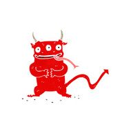 cartoon little demon N33