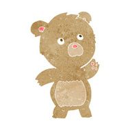 cartoon curious teddy bear N3