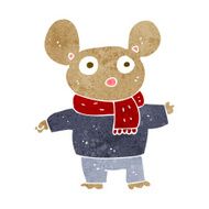 cartoon mouse in clothes N9