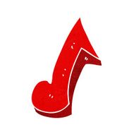 cartoon musical note N37