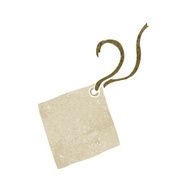 cartoon gift tag N21