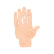 cartoon open hand N3