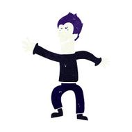 cartoon vampire man N132