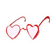 cartoon heart glasses N2