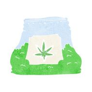 cartoon bag of weed N15