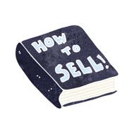 cartoon how to sell book N9